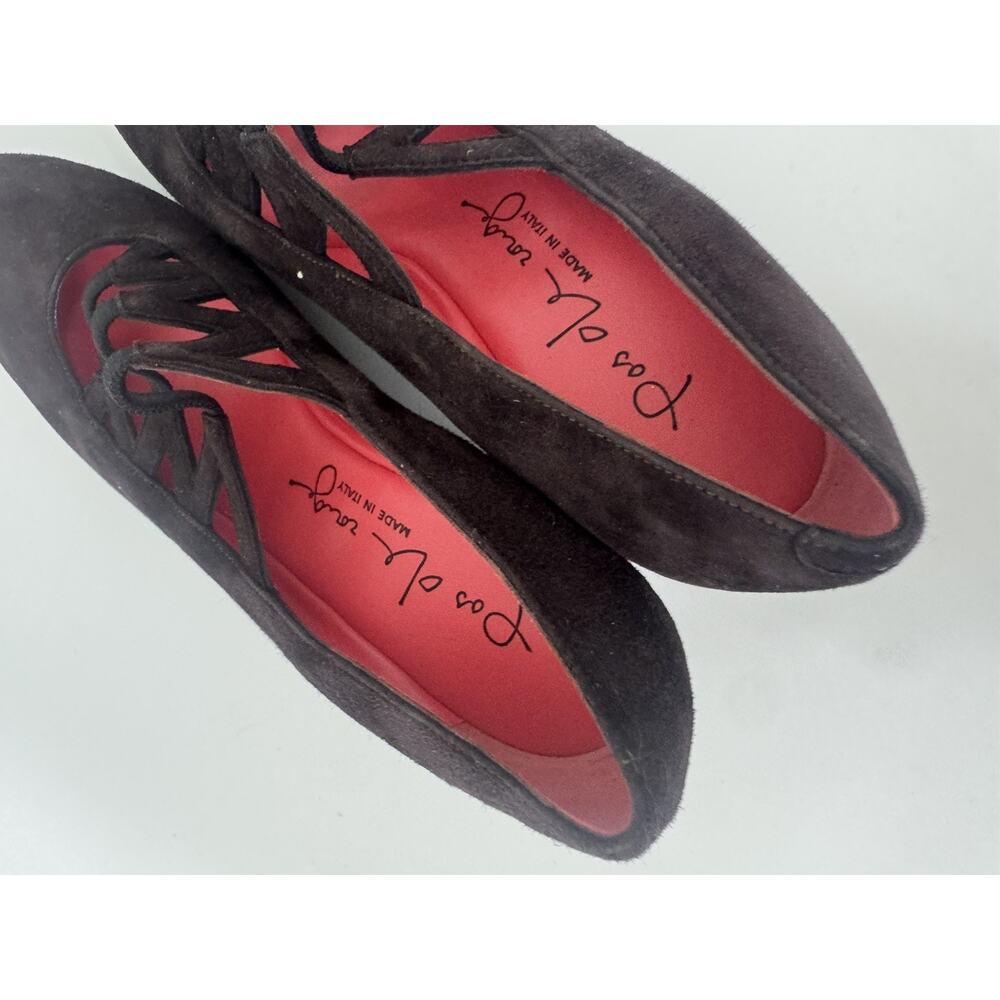 PAS LE ROUGE BROWN PUMP SHOE 39 US 9 (SH900 - Picture 8 of 9